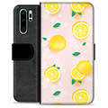 Huawei P30 Pro Premium Wallet Case - Lemon Pattern