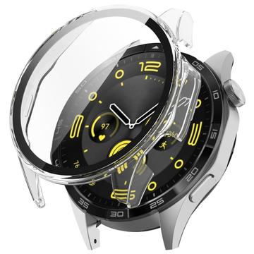 Huawei Watch GT 4 Plastic Case with Screen Protector - 9H - 46mm - Clear