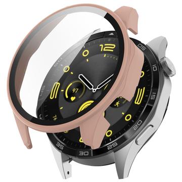 Huawei Watch GT 4 Plastic Case with Screen Protector - 9H - 46mm - Rose Gold