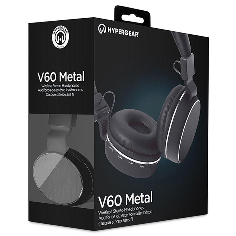 HyperGear V60 Foldable Wireless Headphones