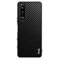 Imak LX-5 Sony Xperia 5 III Hybrid Case - Carbon Fiber