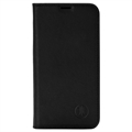 iPhone 15 JT Berlin BookCase Tegel Flip Leather Case - Black