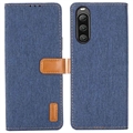 Sony Xperia 10 V Jeans Series Wallet Case