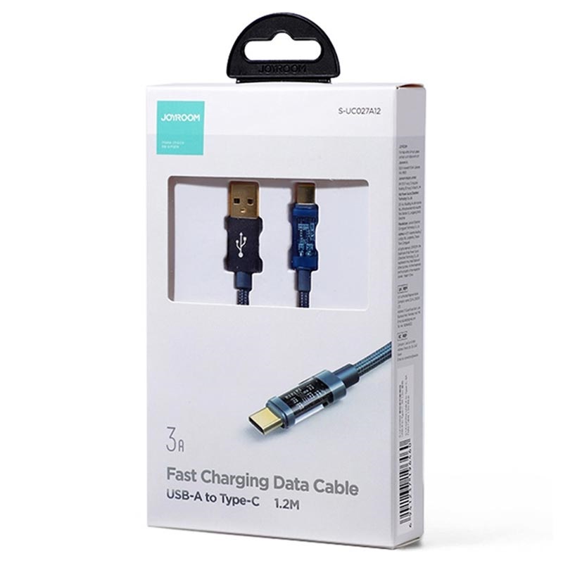 Joyroom Usb A Usb C Fast Charging Data Cable 1 2m Blue