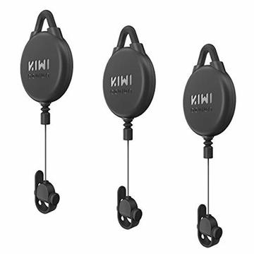 KIWI design VR Cable Management/Holder - 3 Pcs. - Black