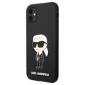 Karl Lagerfeld Ikonik iPhone 11 Silicone Case - Black