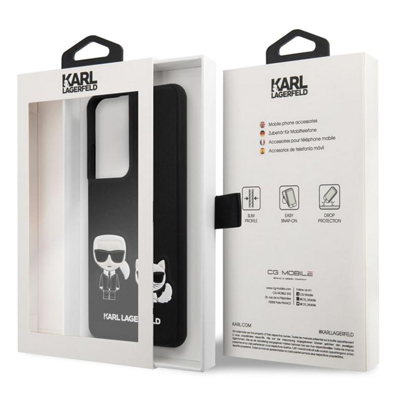 Karl Lagerfeld Karl & Choupette Samsung Galaxy S21 Ultra 5G Case - Black