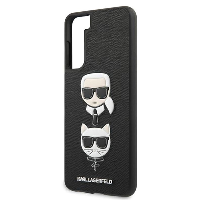 Karl Lagerfeld Saffiano K&C Heads Samsung Galaxy S21+ 5G Case