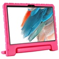 Samsung Galaxy Tab A8 10.5 (2021) Kids Carrying Shockproof Case - Hot Pink