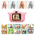 Kids Digital Camera with 32GB Memory Card (Open-Box Satisfactory) - Pink