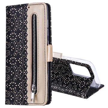 Lace Pattern Samsung Galaxy S21 Ultra 5g Wallet Case