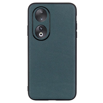 Honor 90 Leather Coated TPU Case - Green