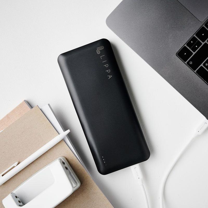 Lippa 65W Power Bank 26800mAh 2x USB A USB C Black