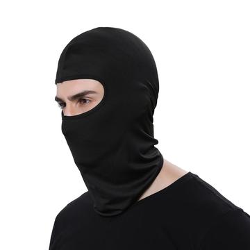 Lycra Balaclava / Helmet Cap for Cycling and Skiing - Black