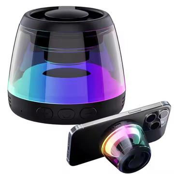 M2 Mini Magnetic Bluetooth Speaker with RGB Light - Black