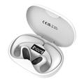 M8 144 Languages Translation Earphones Noise Reduction Smart Voice Translator TWS Bluetooth Headset - White