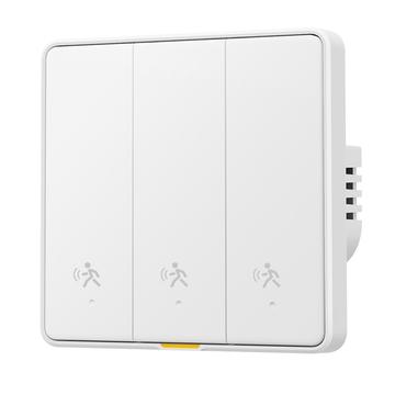 MG-KG126 Zigbee Radar Smart Switch / Human Sensor Wall Switch - 3 Gang, 1 Way - White