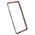 Samsung Galaxy A53 5G Magnetic Case with Tempered Glass - Red