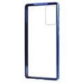 Samsung Galaxy Note20 Magnetic Case with Tempered Glass - Blue