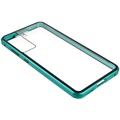 Samsung Galaxy S21 FE 5G Magnetic Case with Tempered Glass - Blue