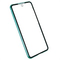 Samsung Galaxy S21 FE 5G Magnetic Case with Tempered Glass - Blue