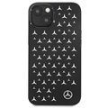 Mercedes-Benz Stars Pattern iPhone 13 Case - Black