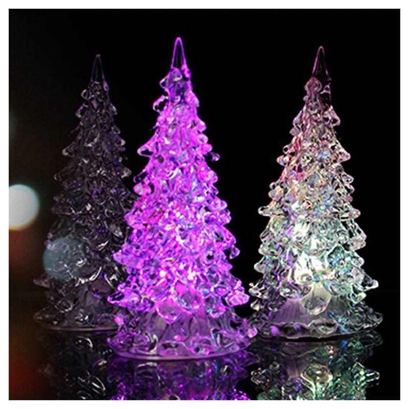 Mini Christmas Tree Colorful Led Night Light