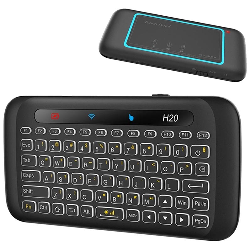 haat vervorming Hond Mini Combo Wireless Keyboard & Touchpad H20 - Black