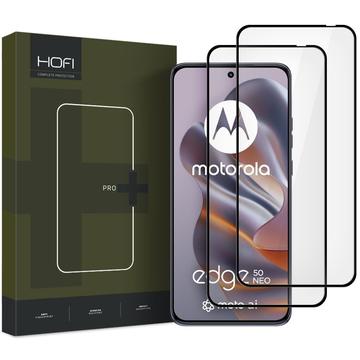 Motorola Edge 50 Neo Hofi Premium Pro+ Tempered Glass Screen Protector - 9H - 2 Pcs. - Black Edge