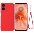 Motorola Moto E14 Liquid Silicone Case - Red