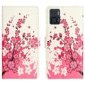 Motorola Moto E14 Style Series Wallet Case - Pink Flowers