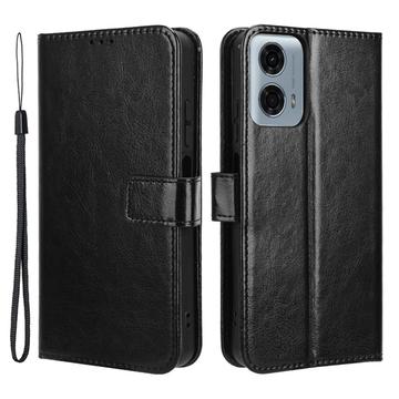 Motorola Moto G Power (2024) Wallet Case with Magnetic Closure - Black