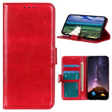 Motorola Moto G32 Wallet Case with Magnetic Closure - Red