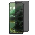 Motorola Moto G35 Privacy Full Cover Tempered Glass Screen Protector - 9H - Black Edge