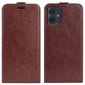 Motorola Moto G54 Vertical Flip Case with Card Slot - Brown