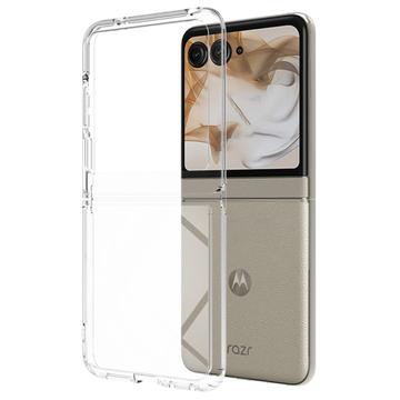 Motorola Razr 50 Scratch-Resistant Hybrid Case - Transparent