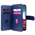 Multi-Card Slot Motorola Moto G10/Moto G30 Wallet Case - Blue