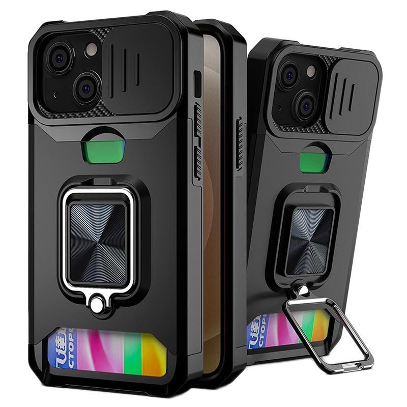 Multifunctional 4 in 1 IPhone 13 Mini Hybrid Case