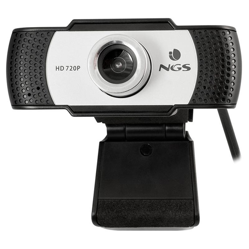 Ngs Xpresscam 7 Webcam With Microphone Silver Black