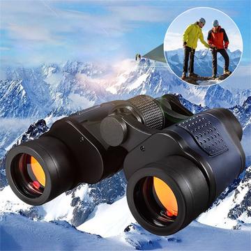 Night Vision 60X HD Hunting Binoculars Telescope with Coordinates - Black / Blue