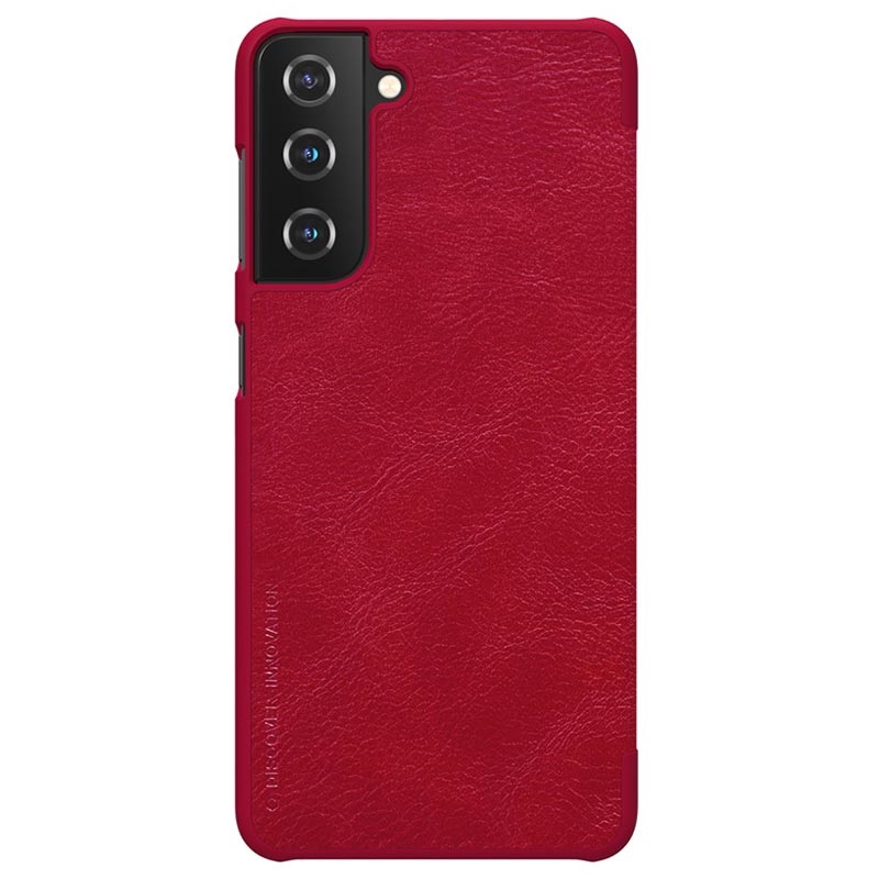 Nillkin Qin Series Samsung Galaxy S21+ 5G Flip Case - Red