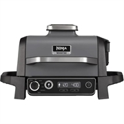 Ninja OG701EU Woodfire Electric BBQ Grill & Smoker - Grey / Black