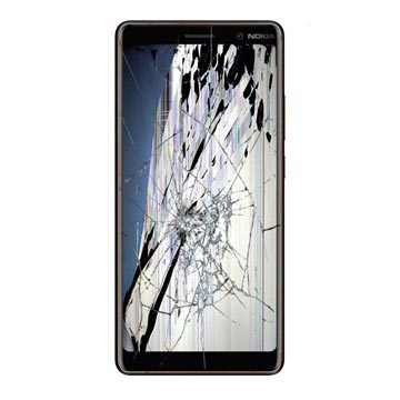 Nokia 7 plus LCD and Touch Screen Repair - Black