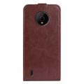 Nokia C200 Vertical Flip Case with Card Slot - Brown