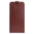 Nokia C200 Vertical Flip Case with Card Slot - Brown