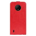 Nokia C200 Vertical Flip Case with Card Slot - Red