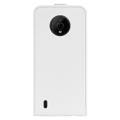 Nokia C200 Vertical Flip Case with Card Slot - White