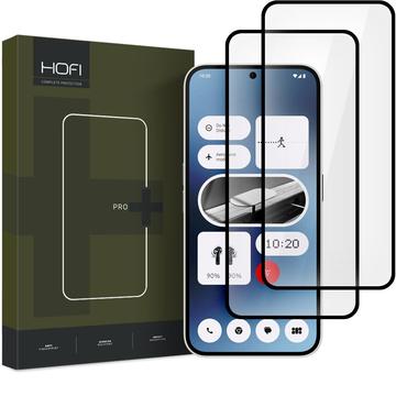 Nothing Phone (2a) Hofi Premium Pro+ Tempered Glass Screen Protector - 9H - 2 Pcs. - Black Edge