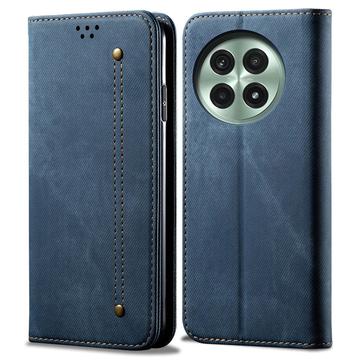 OnePlus 13 Retro Wallet Case with Magnetic Closure - Blue