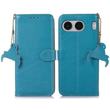 OnePlus Nord 4 Wallet Leather Case with RFID - Blue